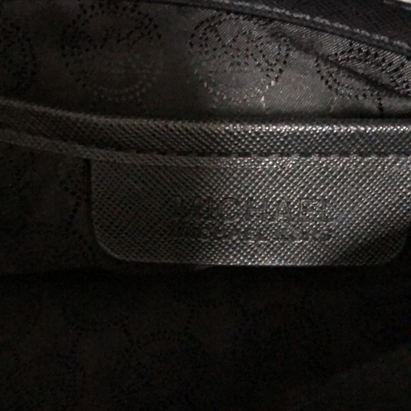 Michael Kors Black Tote with Gold Accents - Picture 4 of 10